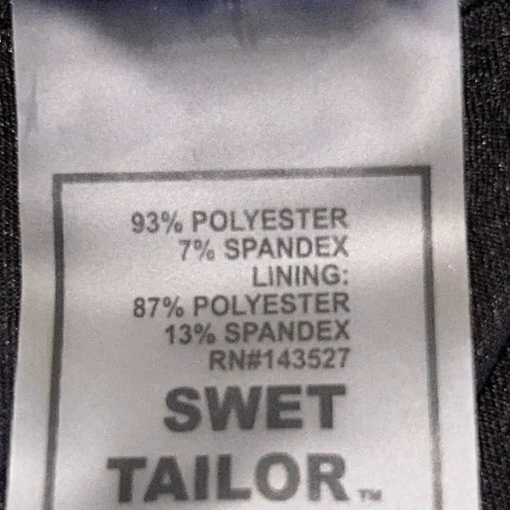 NEW Swet Tailor Mens Black Active Shorts